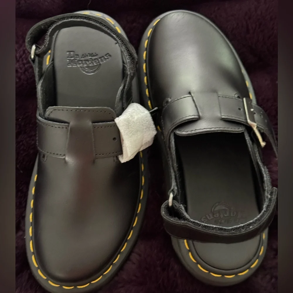 Brand New Dr. Martens Jorge II Leather Slingback Mule.  Women's size 5 - Picture 3 of 6